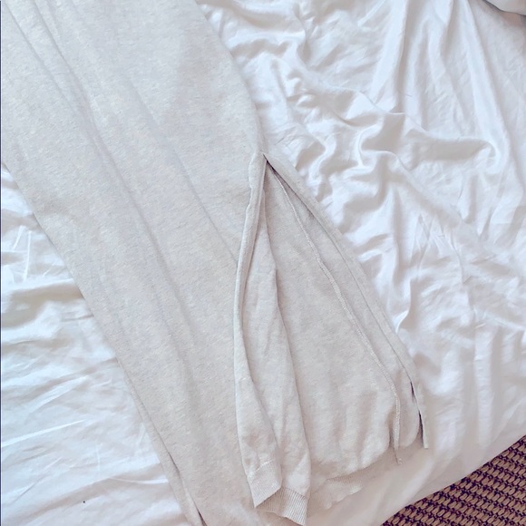 HIGH NECK SLIT BODYCON DRESS *MINK PINK* - Picture 4 of 4